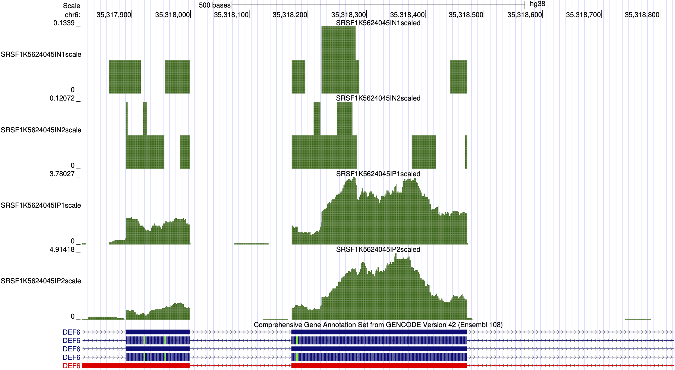 Example reproducible eCLIP enrichment
